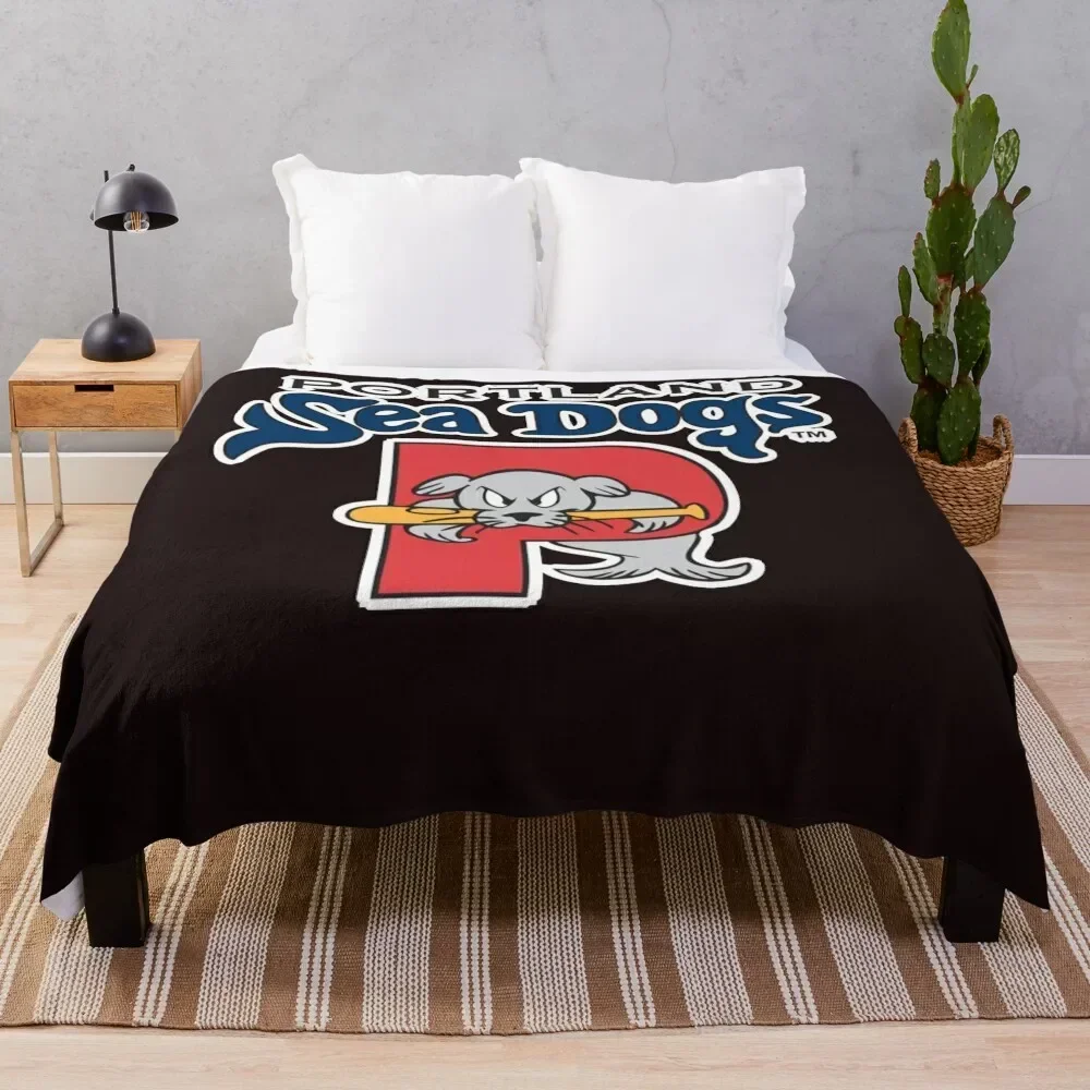 

Portland of Sea Dogs Classic T-Shirt Throw Blanket warm for winter Thermals For Travel Blankets