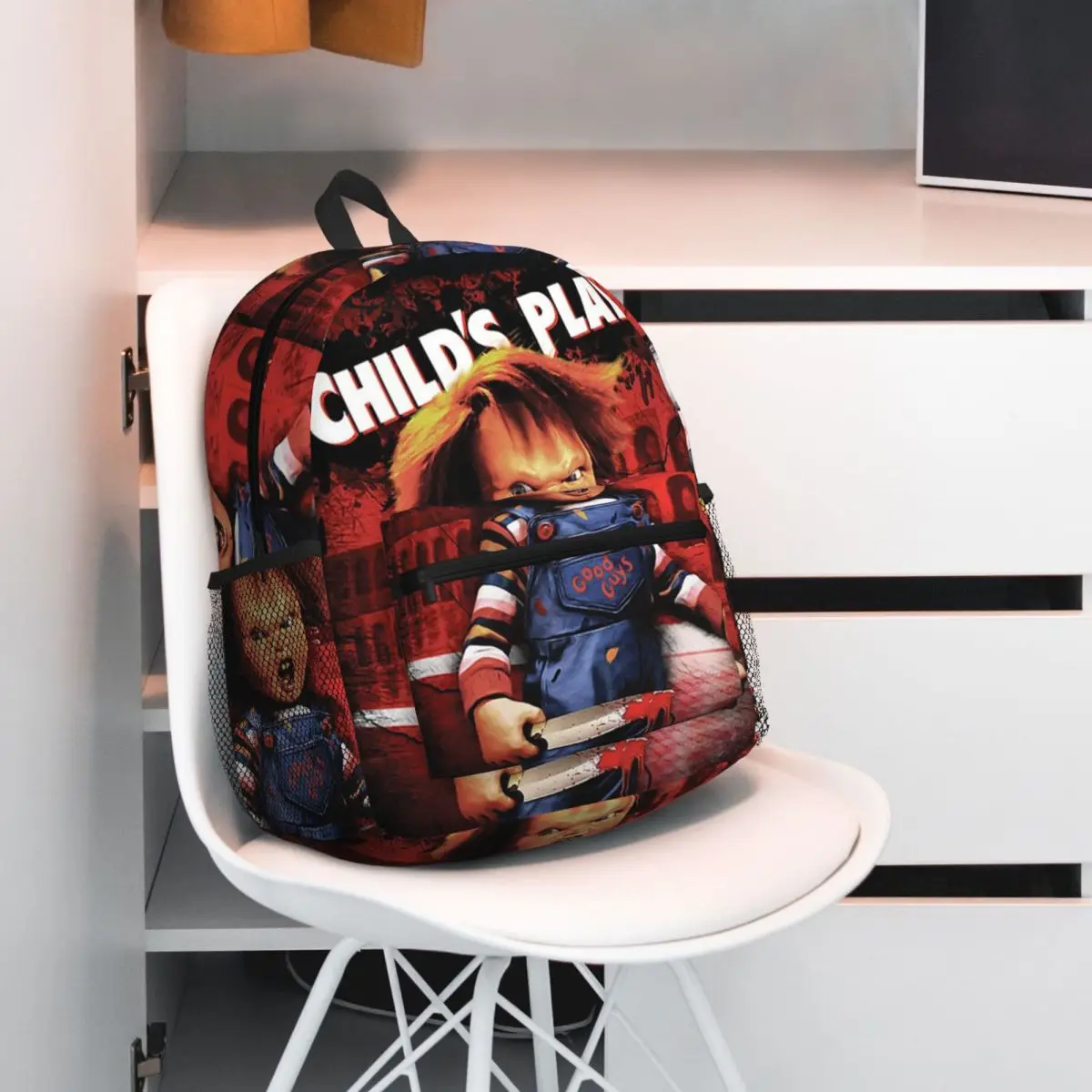 Child's Play Game Of Chucky Backpack Student BookBag Kids School Bag Laptop Shoulder Bags for Men Women