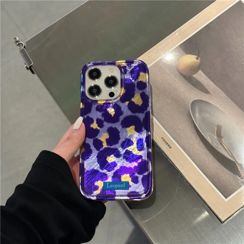 

Luxury Leopard Print Case For iPhone 16 Pro Max 15 Pro Max 14 Pro Max 13 Pro Max 13 14 15 16 Pro Max Fashion Woman Cover