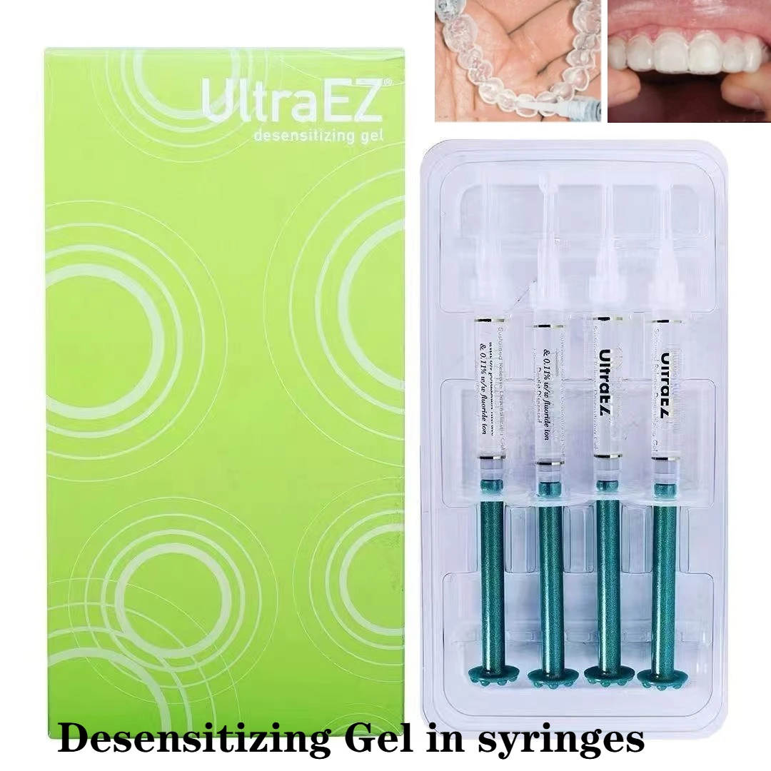UltraEZ Desensitizing Gel Syringe Tooth Sensitivity Treats Prefilled Disposable Trays Ultradent Opalescence UltraEZ