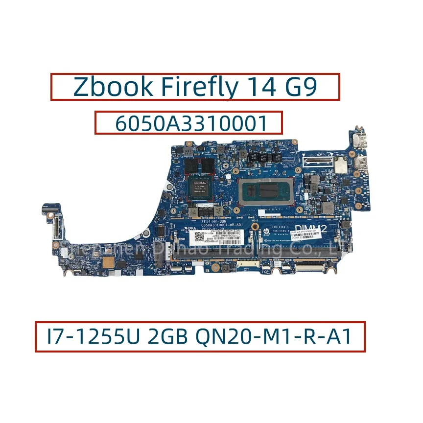 

Материнская плата для ноутбука HP Zbook Firefly 14 G9 с искусственной кожей 6050A3310001