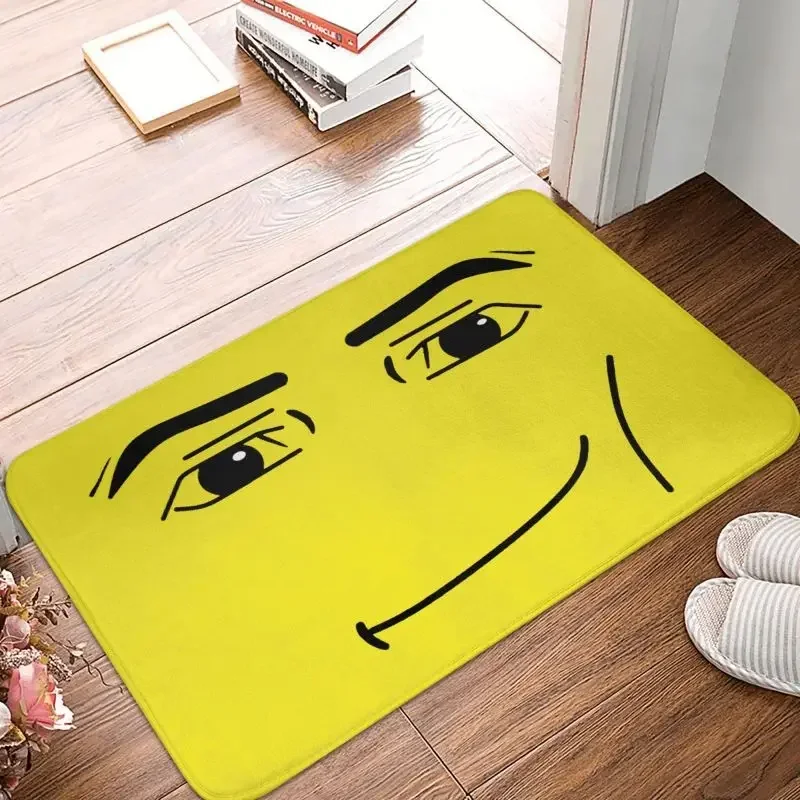 Anime Robot Robloxs Face Door Mat Non-slip Entrance Bathroom Kitchen Floor Door Mat Living Room Carpet Foot Mat