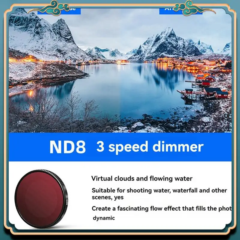 

(New)-For Insta360 GO 3S Lens Filter Action Camera Filter Set UV CPL ND8 ND16 ND32 ND64 For Insta360 GO 3S Accessory Kit