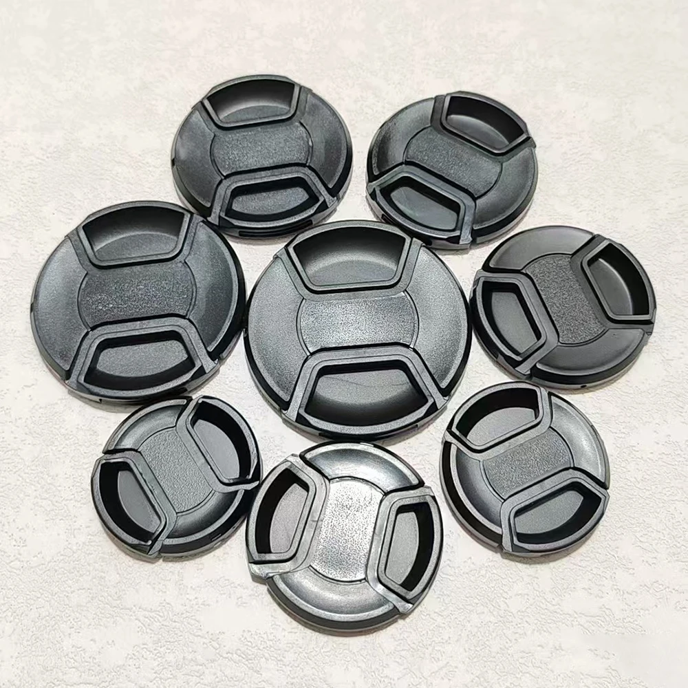 Universal Snap-on Lens Cap Cover 37mm 40.5mm 43mm 46mm 49mm 52mm 55mm 58mm 62mm 67mm 72mm 77mm 82mm for Canon Nikon Sony Camera
