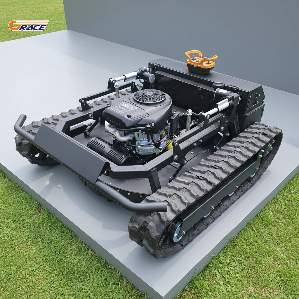 Hot Sale New Remote Control Crawler Mower Cordless Electric Lawn Mower for Commercial Use