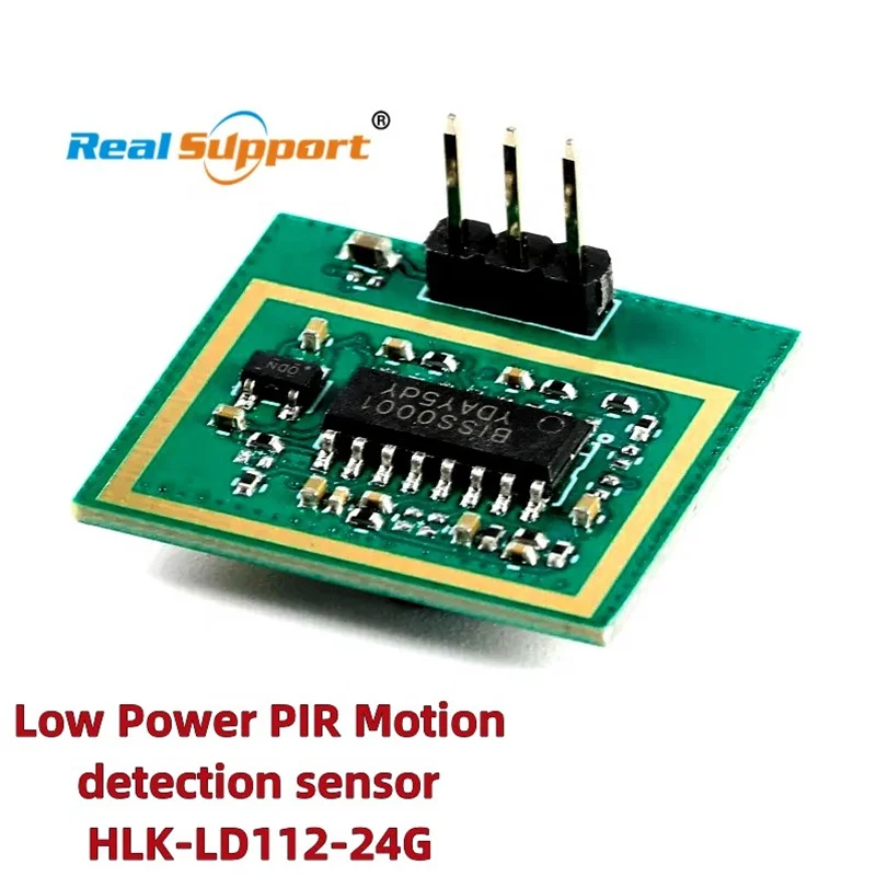 LD112 HLK-LD112-24G small size millimeter wave radar sensor motion detection sensor PIR module for physical sign detection