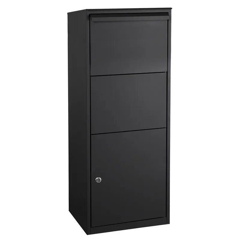 Vertical Outdoor Package Lockers, Parcel Boxes, Delivery Cabinets.  Home Delivery Mailboxes.