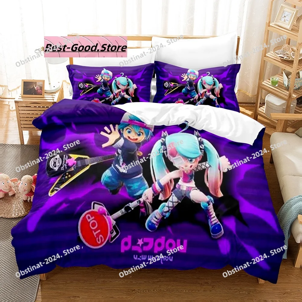 

Game Ninjala Printed Bed Set Duvet Cover Pillowcase Bedding Set Bed Linen Sheet Quilt Cover Full Queen King Size