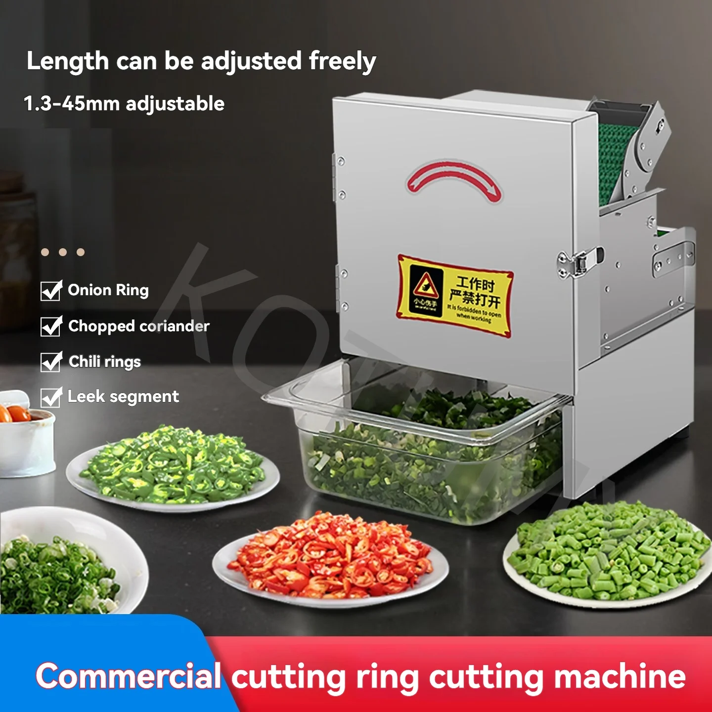 Electric Vegetable Cutter Commercial Automatic Green Onion Celery Chopping Minced Machine Carrot Multifunctional Slicer 110V/220