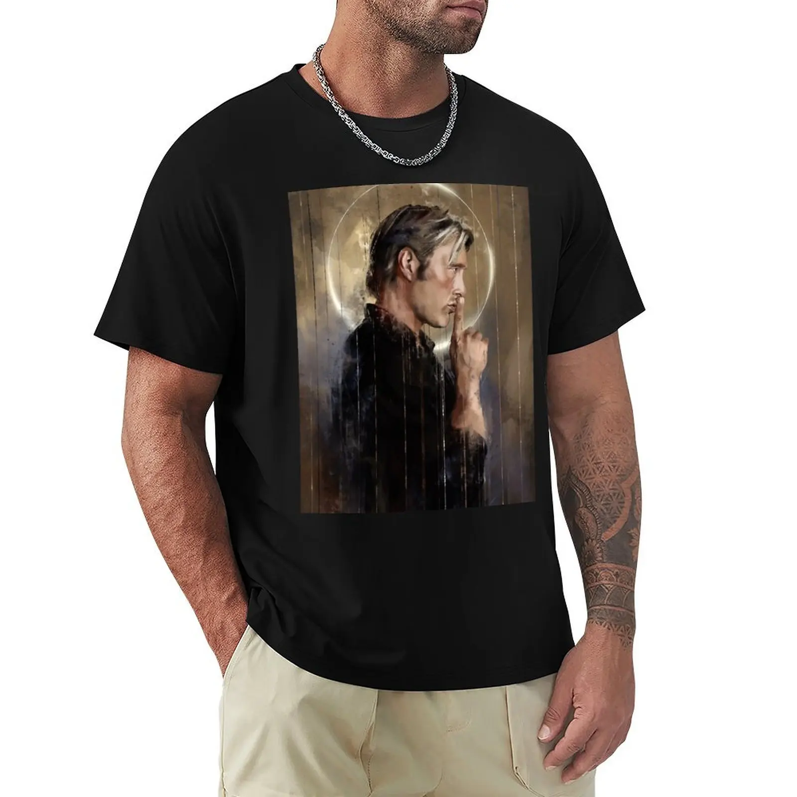 Be quiet T-Shirt Fashion Graphic Tee for Men
