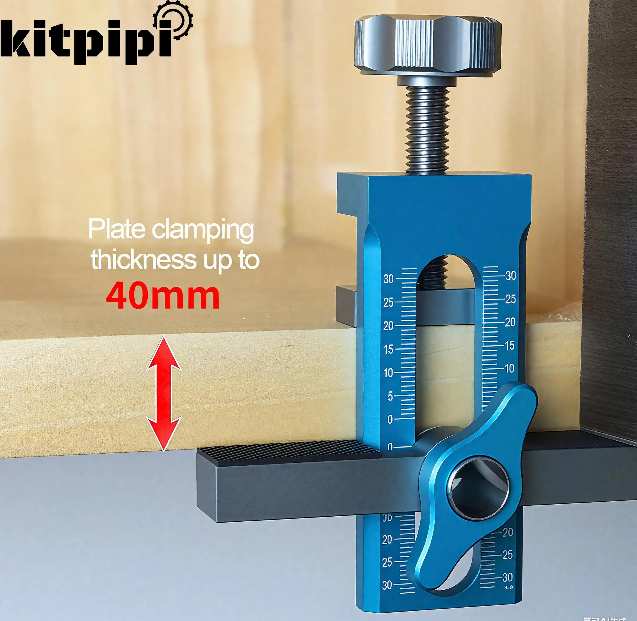 2-in-1 Cabinet Door Installation Tool 6/8/10mm Rebound Punch Fixture For Wardrobe & Panel Doors Installation Tool