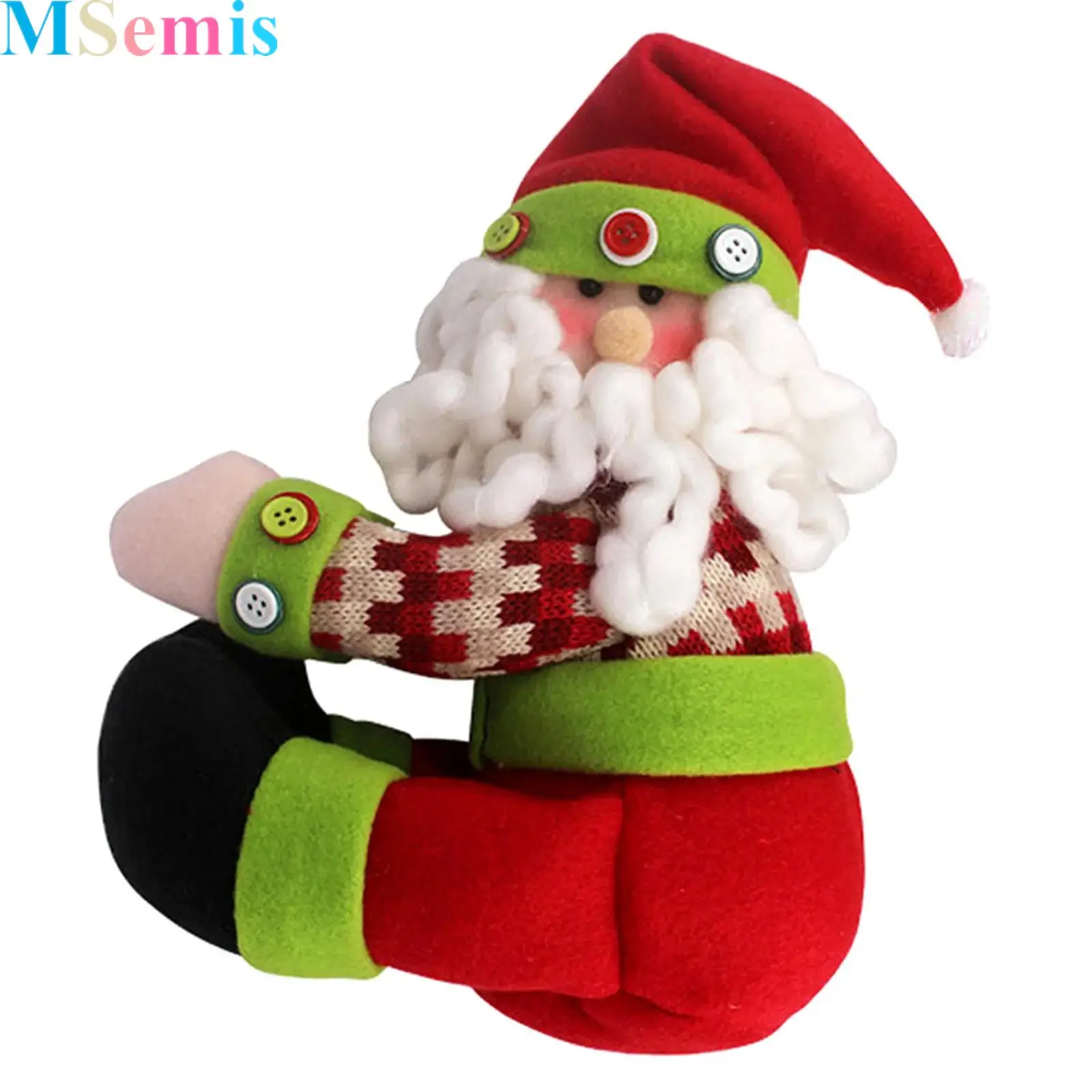 

Christmas Tree Topper Snowman Santa Claus Elf Unique for Holiday Xmas Decorations Funny Home Decor
