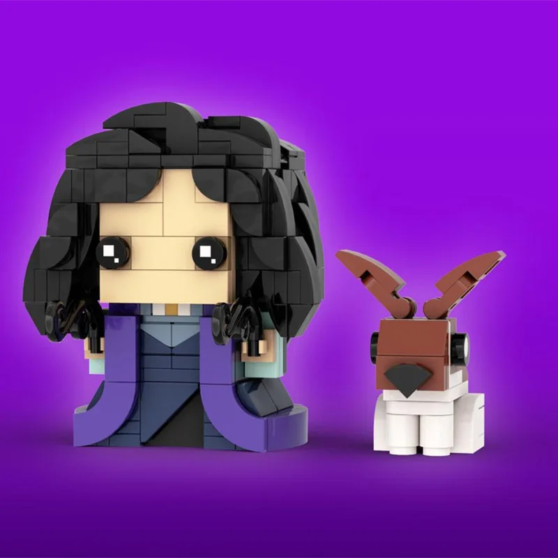 

301 шт. MOC Agatha Harkness Brickheadz строительные блоки Рождественский подарок для взрослых коллекционная модель премиум-класса идеально подходит для дисплея