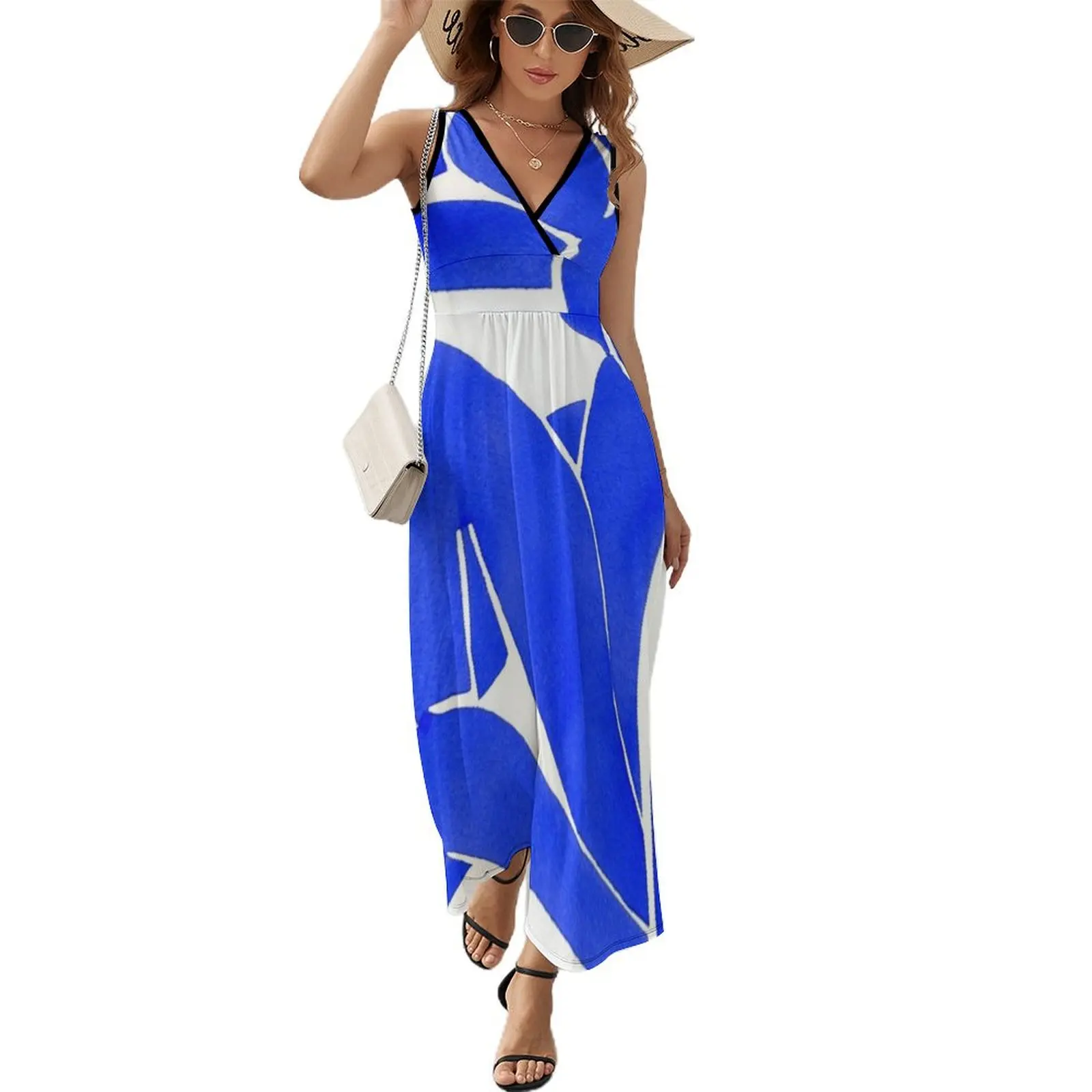 

blue girl Sleeveless Dress dresses summer wedding dresses for parties womens clothing elegant women's sets