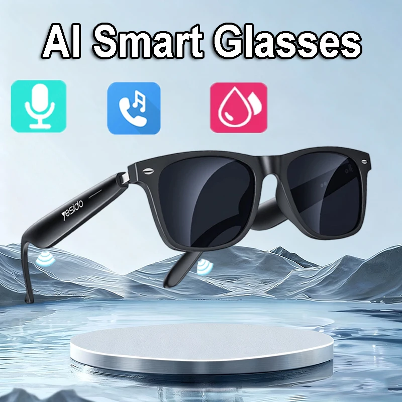 New Technology Smart Wireless Bluetooth Glasses Anti-blue Light Glasse Voice Assistant Listen To Music for Men And Women Fashion
