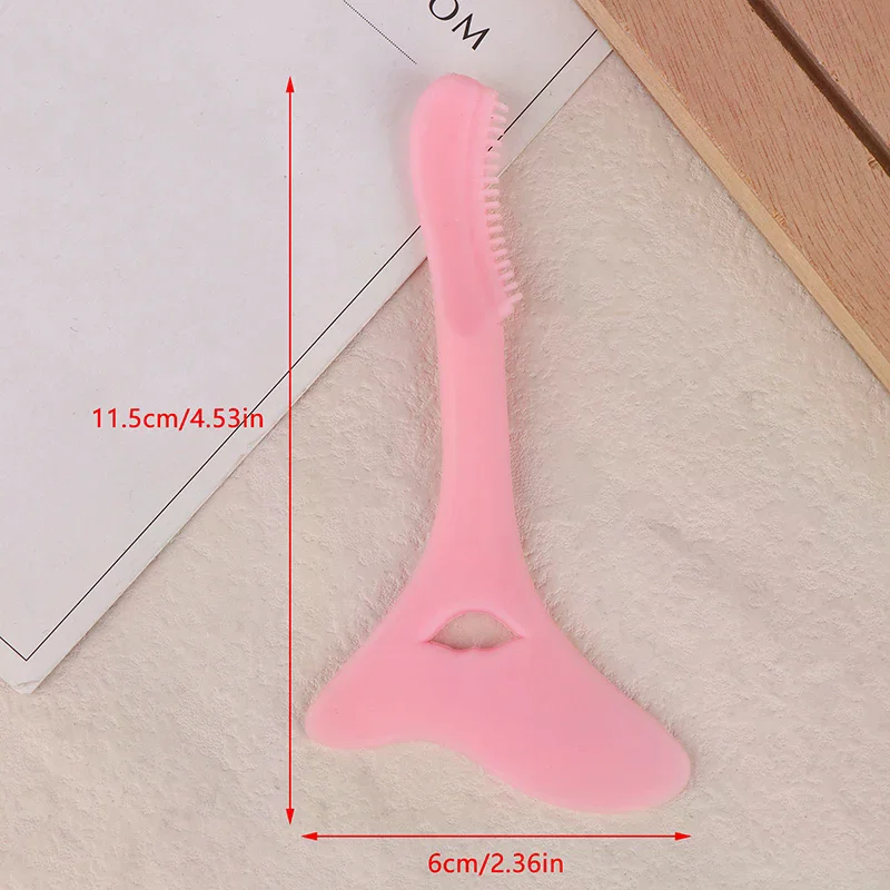 Multi-functional Eyeliner Stencil Wing Tips Silicone Eyeliner Aid Drawing Lipstick Wearing Assistant Baffle Reusable Makeup
