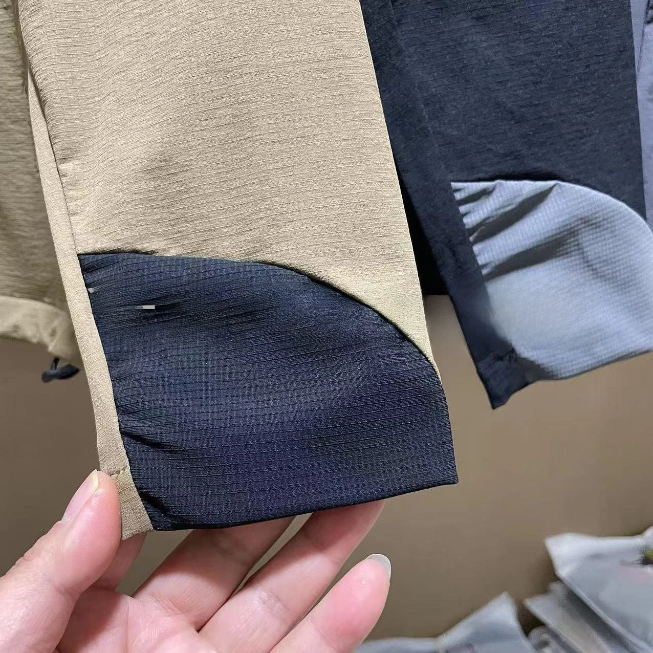 Felpa con cappuccio da esterno leggera e traspirante da uomo Jaet Elastic Casual Spor Primavera Estate Faion Loose Fit Cappotto lungo Sve