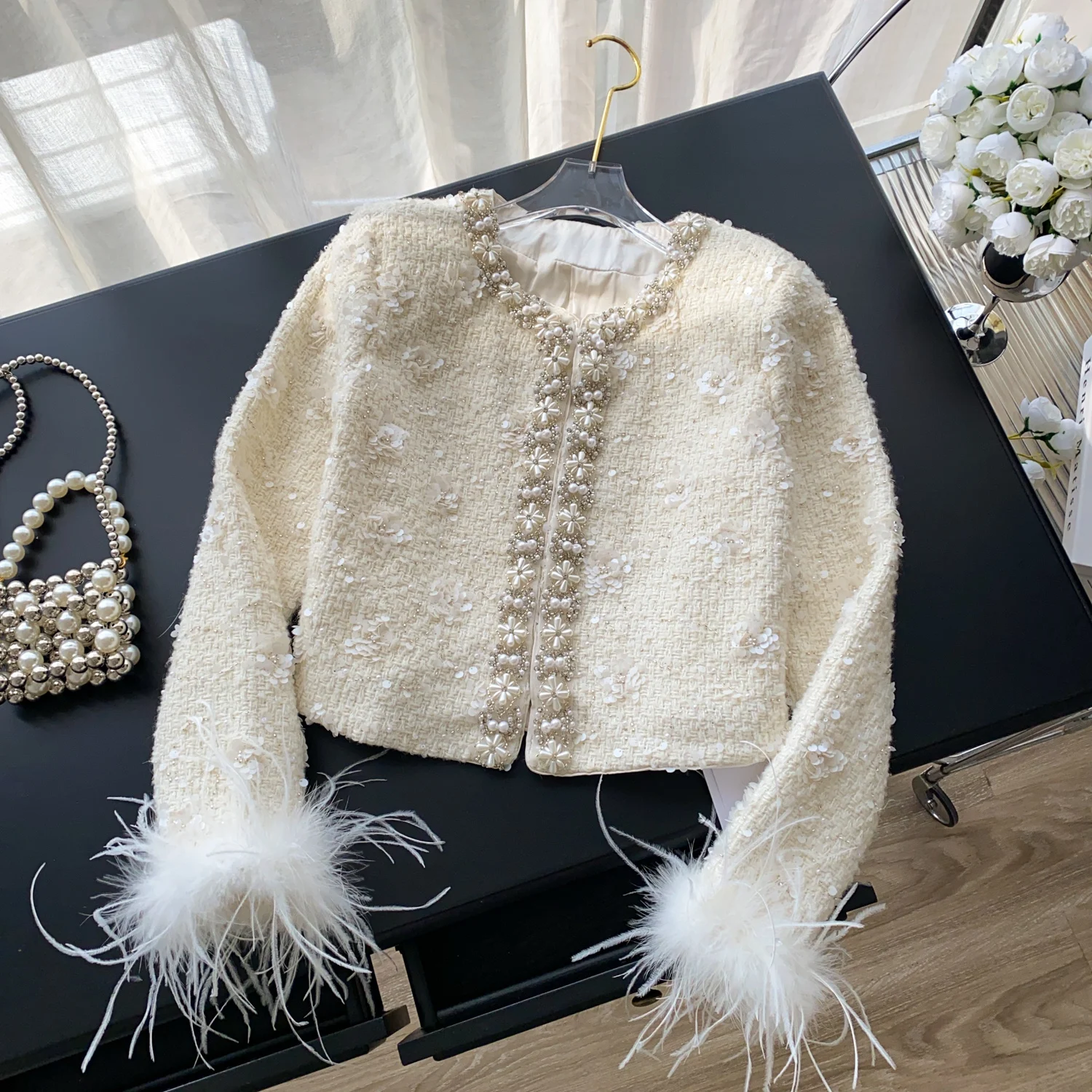 

Винтажная элегантная блузка с длинными рукавами и блестками со стразами, модная рубашка, повседневная женская рубашка феи