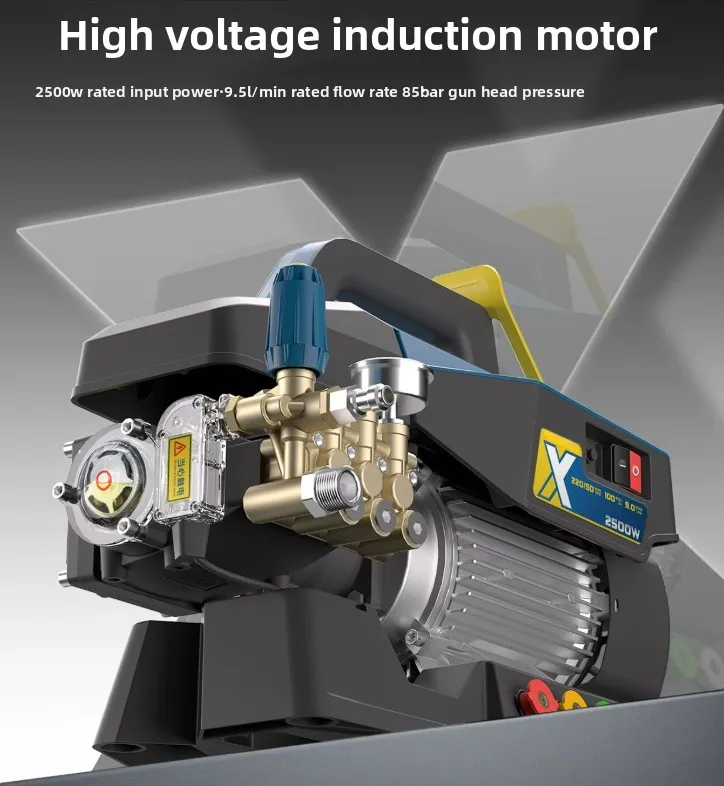 Commercial industrial car washing machine 220v floor washing high pressure water pump