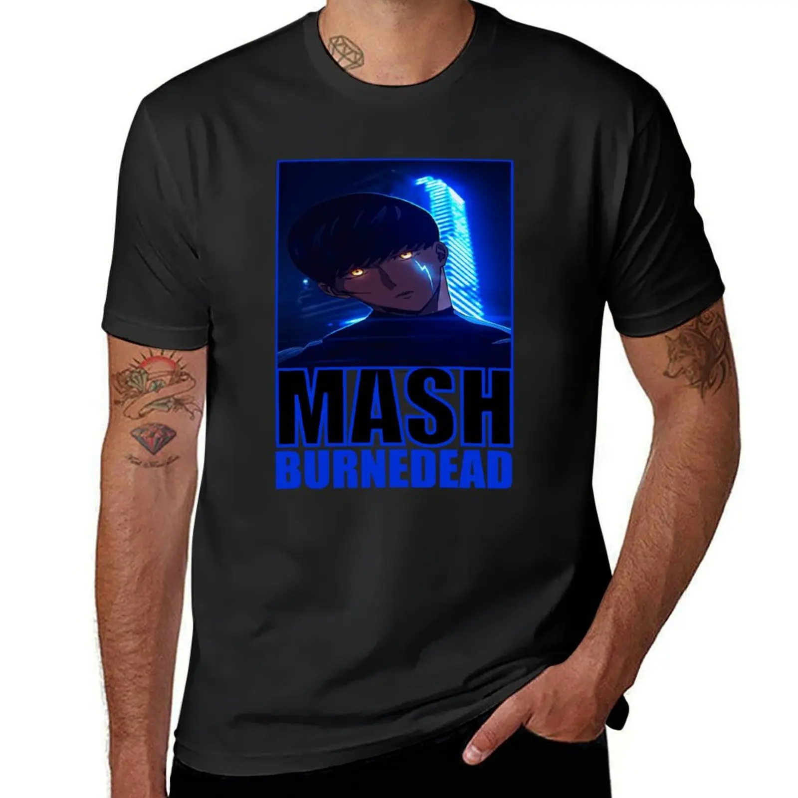 Mashle - Mash Burnedead T-Shirt anime clothes blacks t shirts for men pack