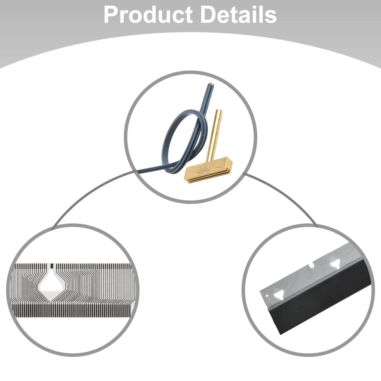 

Automotive Diagnostic Tools Set Auto Accessories LCD Display Replacement Black Repairing Kit Wear-resistant Design