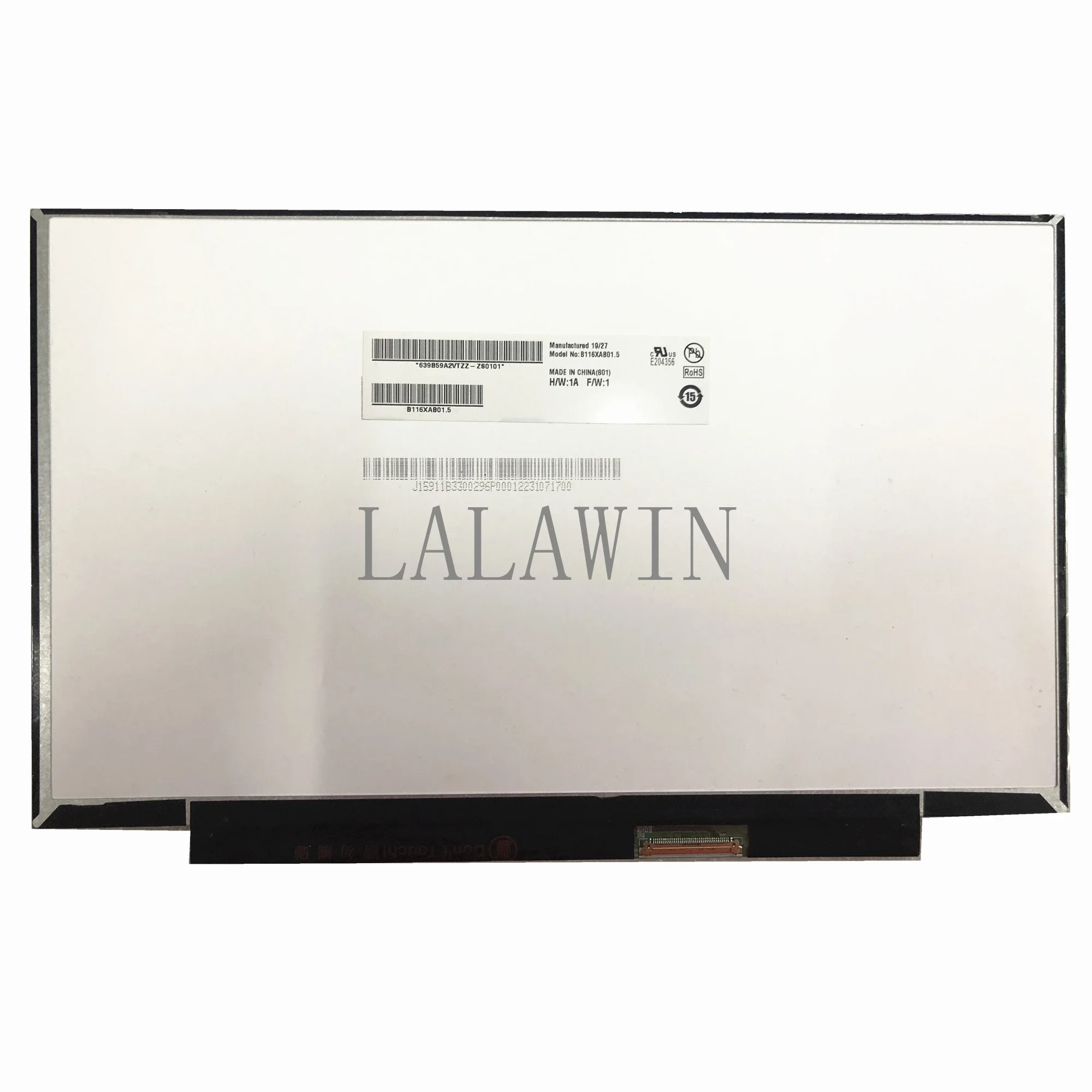 B116XAB01.5 1366X768 11.6 Inch LCD SCREEN Panel Matrix
