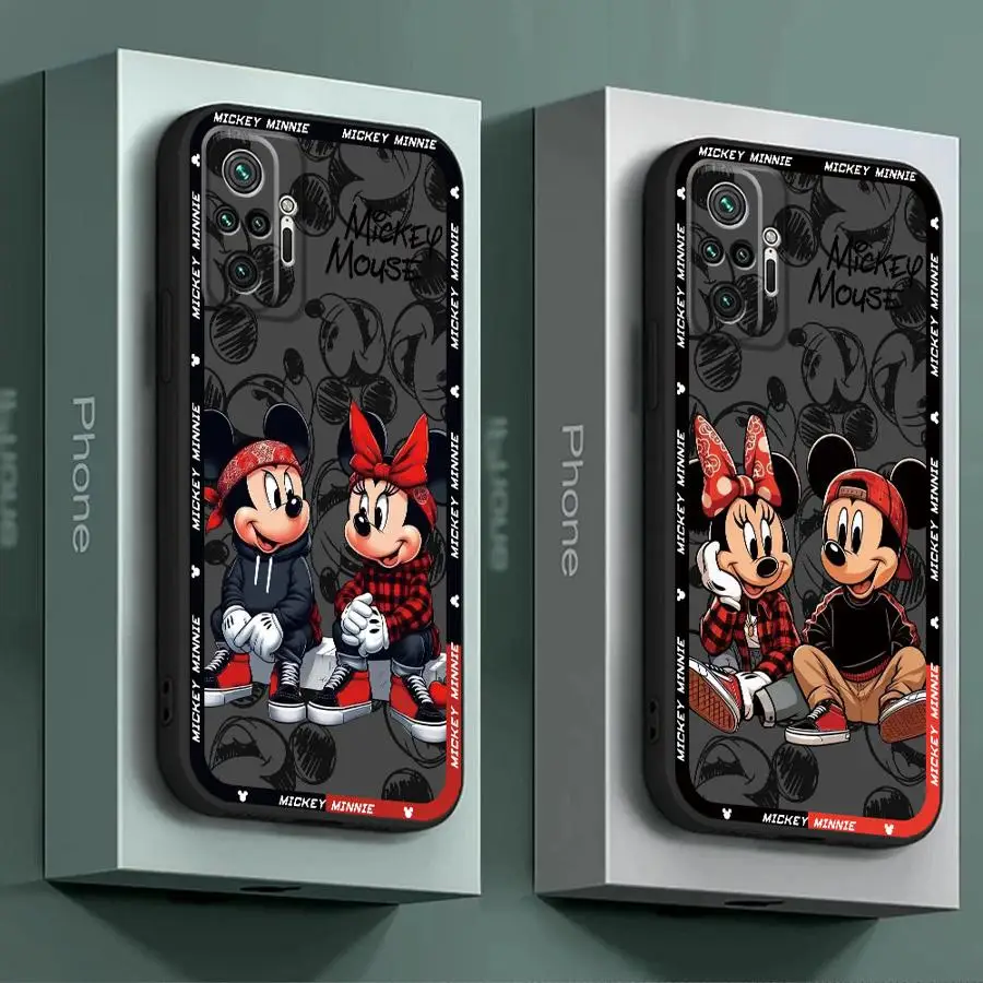 Disney Mickey Minnie Mouse Phone Case for Redmi 9C K40 Pro 13C 12 13 A3x A2 A1 Plus 12C 9A 10A 10C 10 9 K40s K60 Silicone Cover