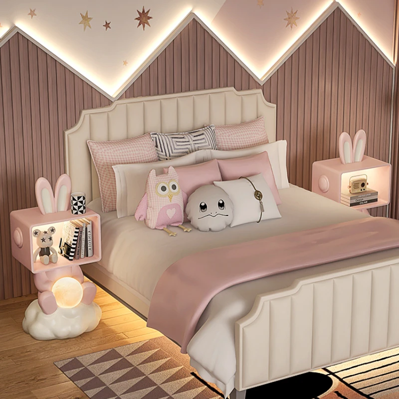 Cute Designer Children Nightstands Korean Bedside Children Nightstands Corner Szafka Nocna Kids Bedroom Furniture YN50CN