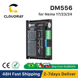 Leadshine DM556 Stepper Driver 2 Phase 20-50VAC 0.5-5.6A for Nema 17 Nema 23 Stepper Motor Controller CNC Engraving Machine