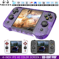 R46S Retro Handheld Game Console Linux System 4.0inch IPS Screen RK3566 Portable Handheld Video Player For PS1 N64 PSP 3D Games