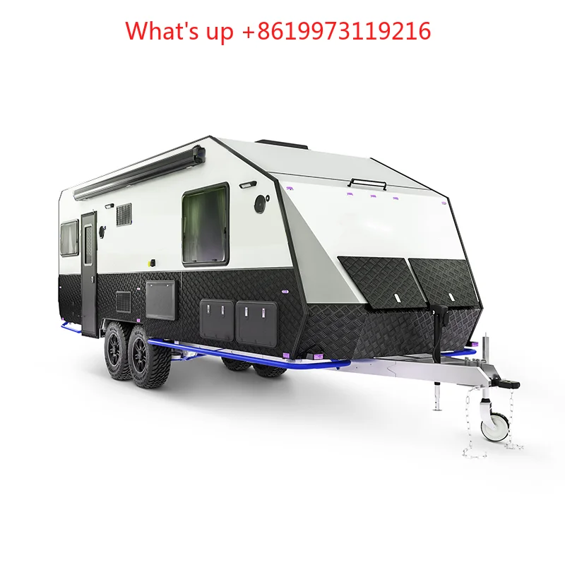 2026 Off Road caravan Australian Standards 4x4 Luxury Camper Trailer Rv Camper for Outdoor Camping Custom Factory Travel Trailer