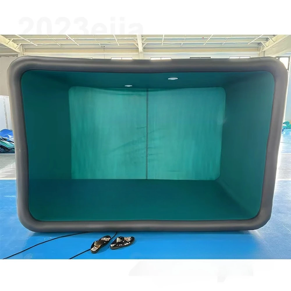 Piscina de Agua Portátil de PVC de Alta Calidad para Uso Comercial, Personalizable y al por Mayor, con Cojín