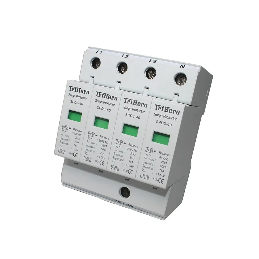 SPD-3 Surge protective device lightning and surge protection surge protector