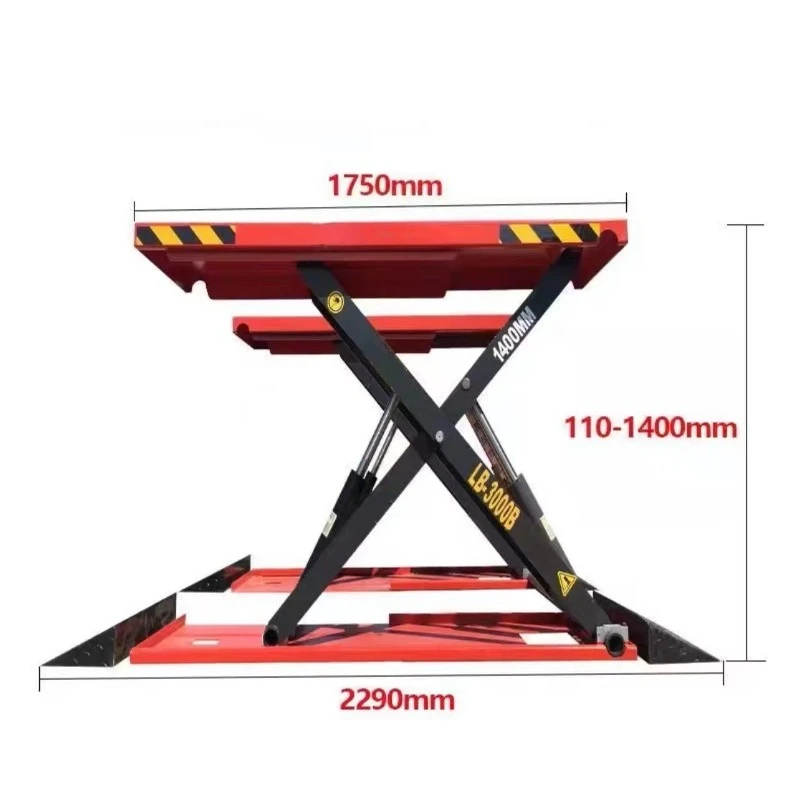 

Portable electric scissor lift hydraulic garage car jack