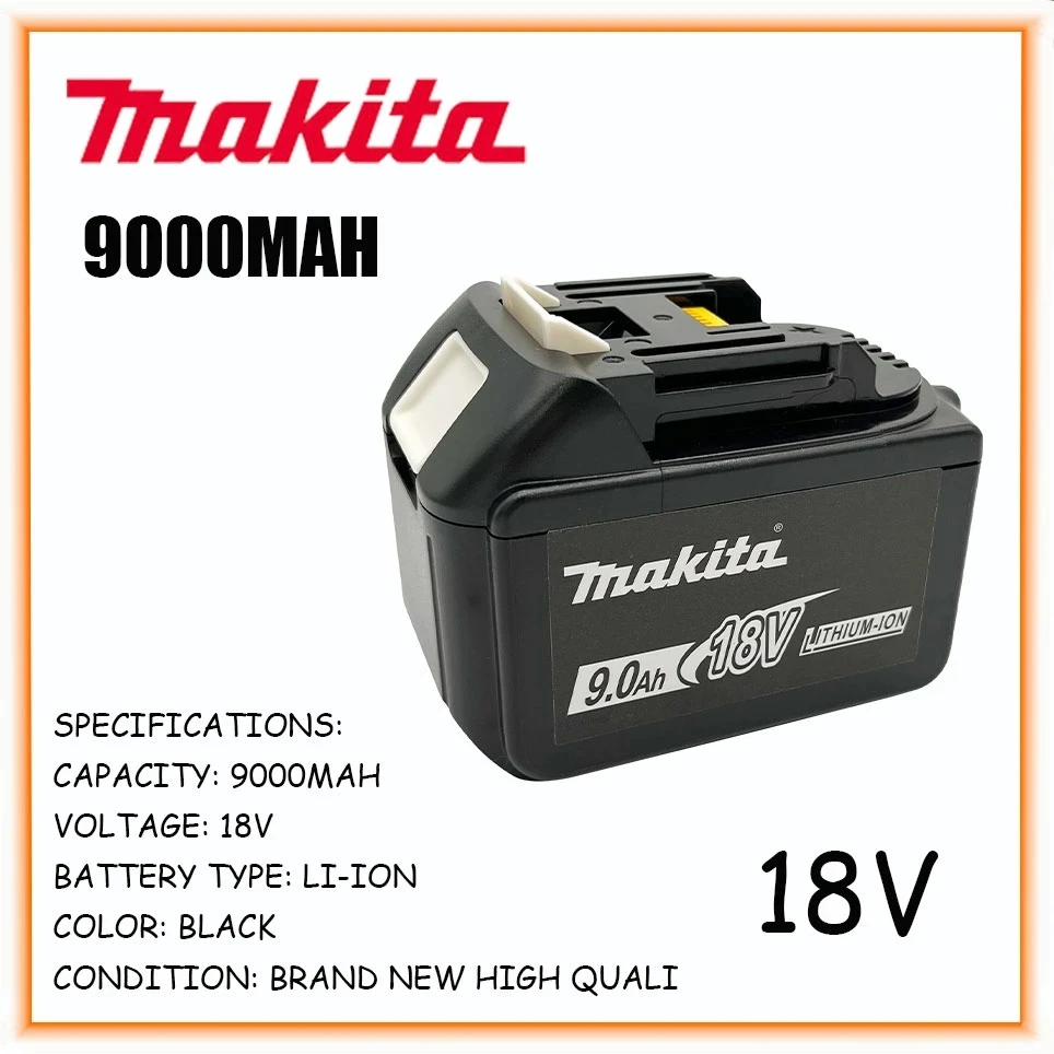 

Запасной индикатор для перезаряжаемой батареи Makita BL1830 BL1830B BL1840 BL1840B BL1850 BL1850B, 15 ядер, 9.0Ah, 18 в