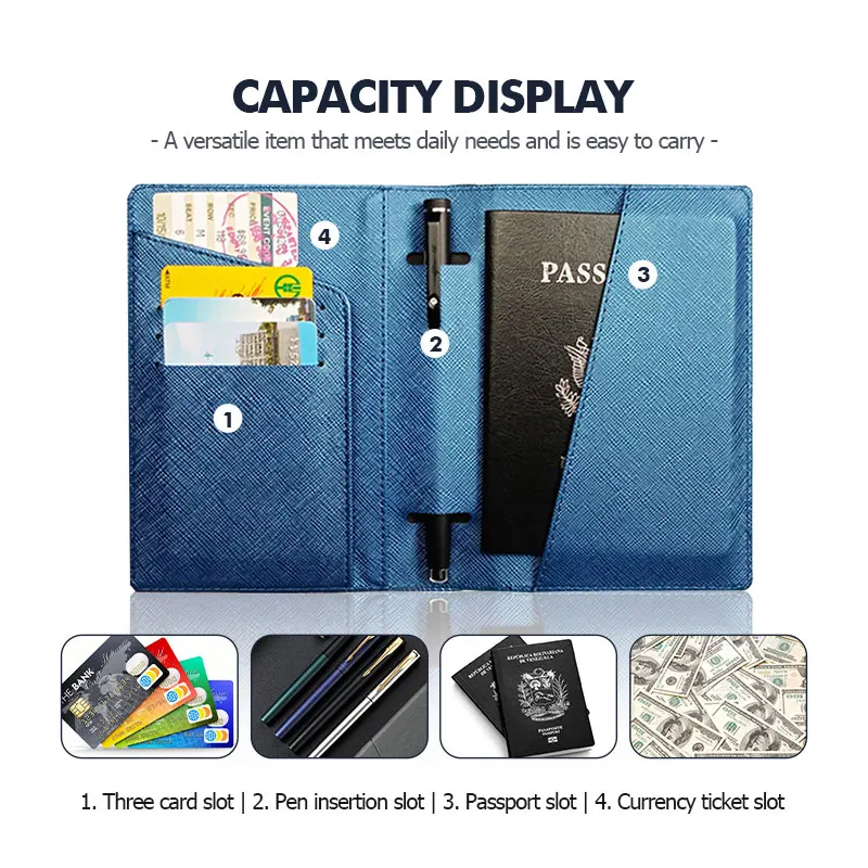 Multifunctional Leather Car Wallet Driver License Bag ID Passport Card Bag For BMW X1 X3 X4 X5 X7 G20 G38 F20 F39 F48 E46 E60 - view 2