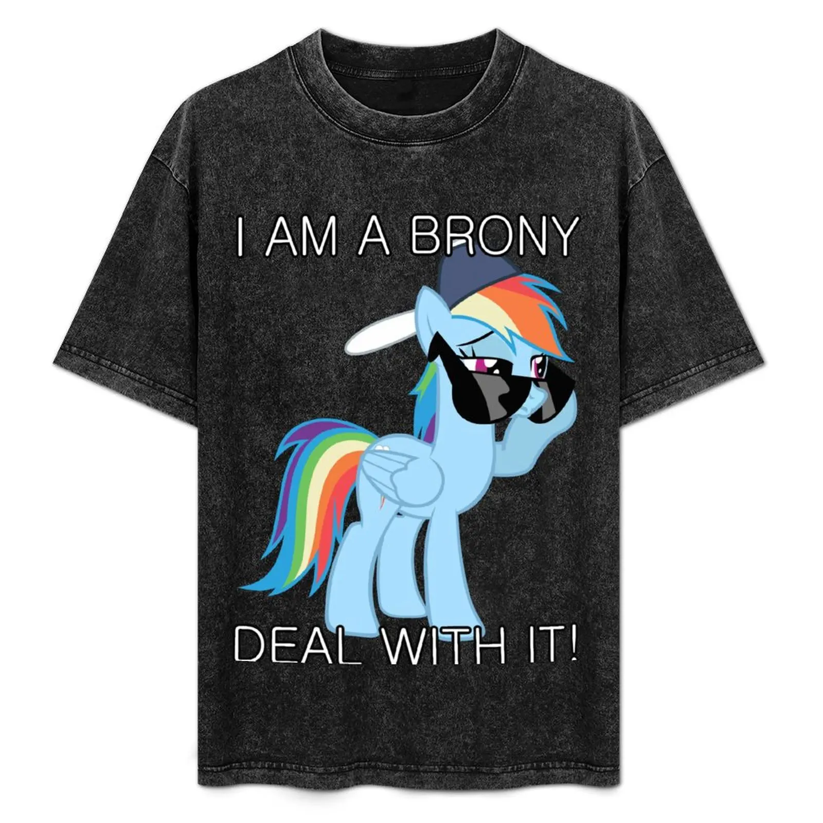 Rainbow Dash Brony T-Shirt plus size tops blanks mens clothes