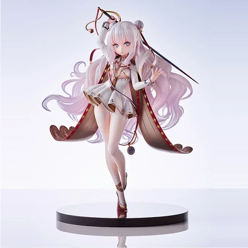 25cm Game Azur Lane Figure Le Malin Action Figures Kawaii Anime Beauty Statue Collect Cute Ornaments Model Dolls Desk Decor Gift