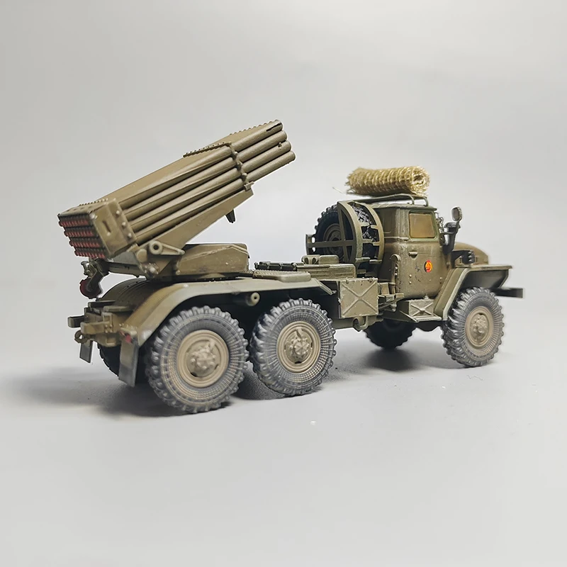 1:72 Scale Plastic East German BM-21 Hail Launcher Model Military Transport Vehicles Classic Collection Gifts Static Display