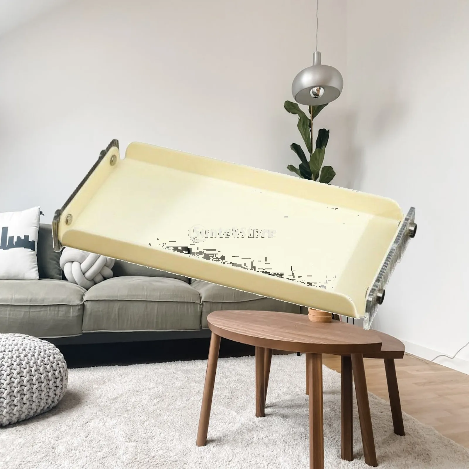 Multifunctional Acrylic Shelf for Skincare Perfume Display on Dressing Table and Kitchen Counter