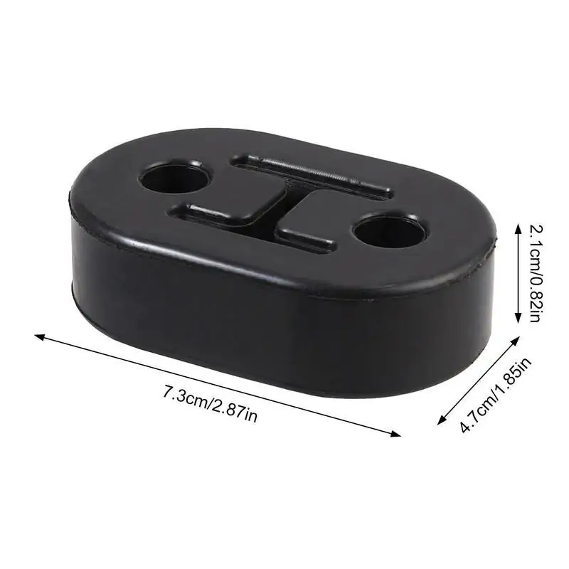 Car Exhaust Rubber Mount U niversal Pipe Hanger Rubber Mount Rubber Hanger Exhaust Insulator Muffler Hanger Vehicle Exhaust Pipe