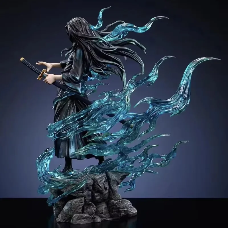 Demon Slayer Tokitou Muichirou Pvc Action Figure 33 cm Anime Figuur Gk Standbeeld Model Speelgoed Collectie Pop Kinderen Kerstcadeau speelgoed