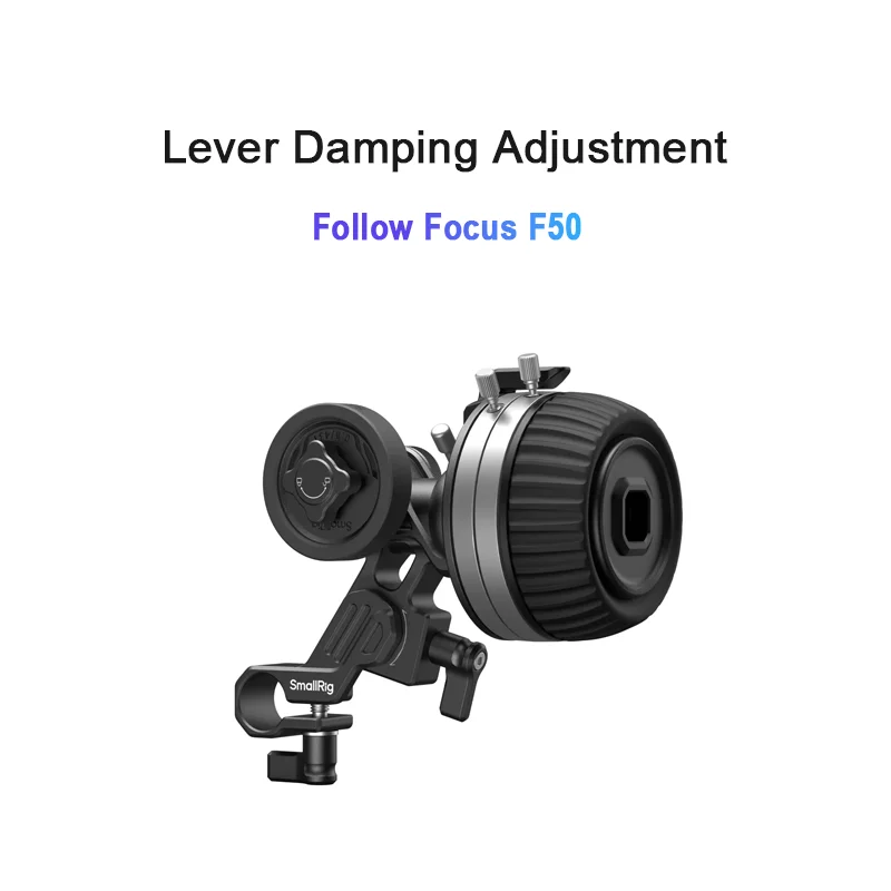 SmallRig Follow Focus F50 for Video Precise Focus Control Stepless Damping Lever Adjustment for Sony for Canon for Nikon Cameras