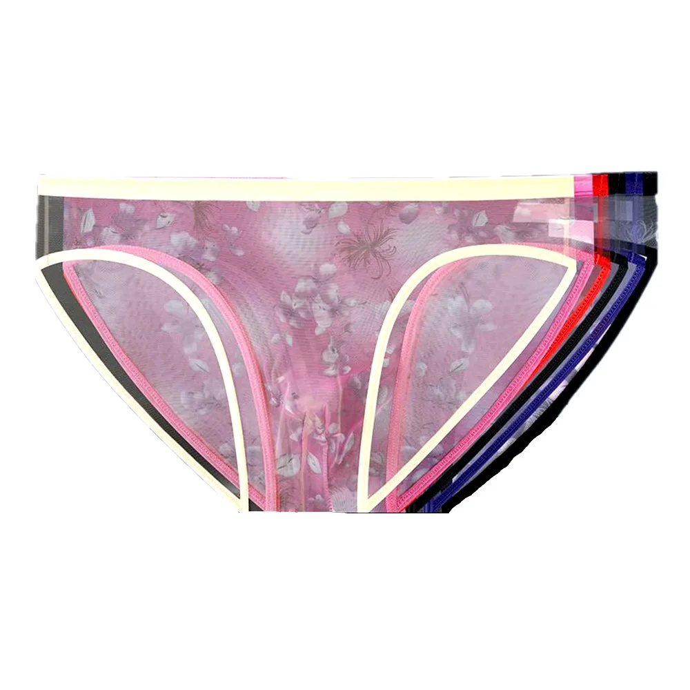 

Сексуальные прозрачные мужские трусы-брифы, сетчатые трусики, быстросохнущие, ультратонкие, со средней посадкой, больших размеров