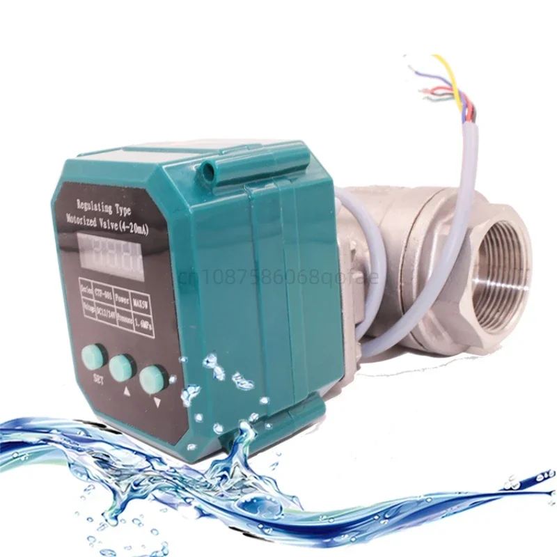 Wifi Smart Garden Valvola di intercettazione dell'acqua Controller BSP NPT Controllo del flusso motorizzato Valvola a sfera intelligente