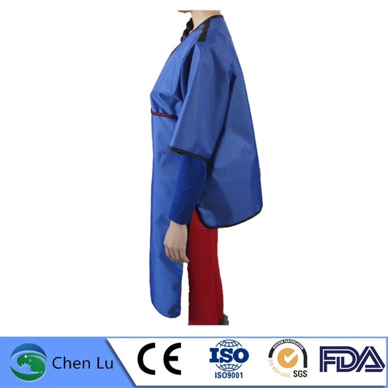 Soprabito di piombo a maniche corte protettivo dalle radiazioni Protezione radiologica dell'impianto di energia nucleare ospedaliera Abiti di piombo da 0,35/0,5 mmpb