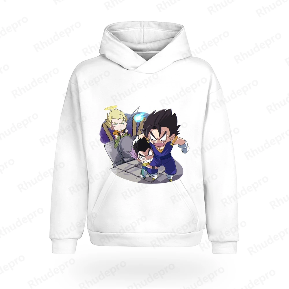 Streetwear Goku Long Sleeve Tee Vegeta Tops Dragon Ball Anime Gym Hoodie Man Couple Outfit Śmieszne koszulki z nadrukiem 3D Boy Girl