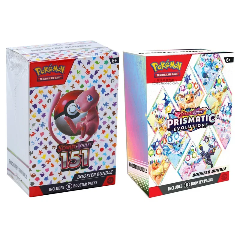 Pokemon V10 Booster Pack English Cards Scarlet Violet 151 Prismatic Evolutions Rivals Destiny Gifts