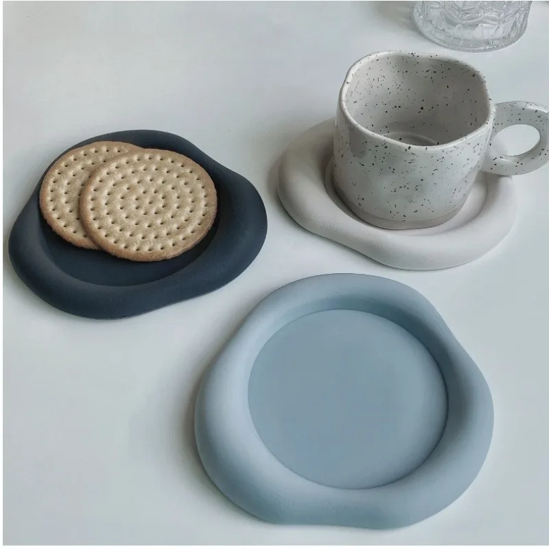 

Силиконовые подставки для кофейных чашек, украшения для рабочего стола, подставки, теплоизоляционные подставки, нескользящий коврик для напитков, аксессуары для кофе