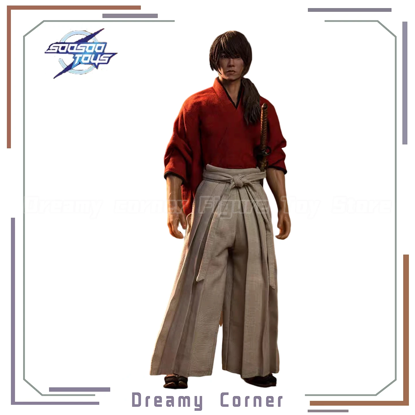 

【In Stock】Original SOOSOOTOYS SST-046 Rurouni Kenshin‌ HIMURA KENSHIN 1/6 Action Figure Toy Collection